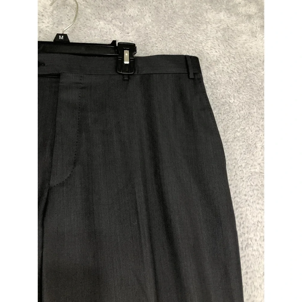 Corneliani Pants Men 36x34 (Tag 54R) 100% Virgin Wool Black